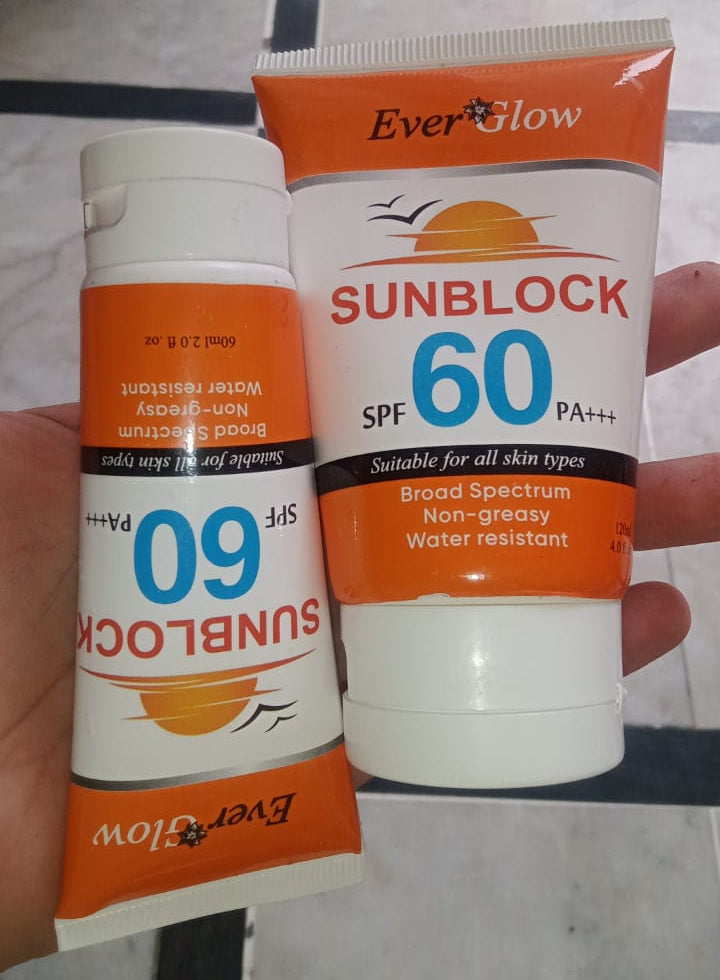 Ever Glow Whitening Sunblock SPF 60