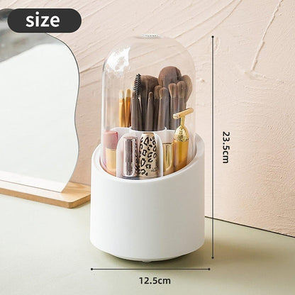 Rotating Makeup Brush Storage Box