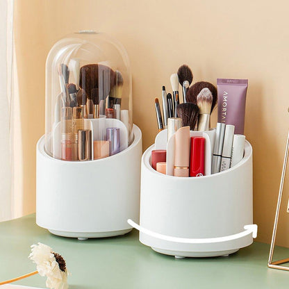 Rotating Makeup Brush Storage Box