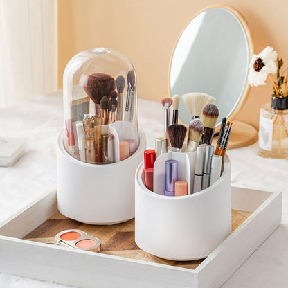 Rotating Makeup Brush Storage Box