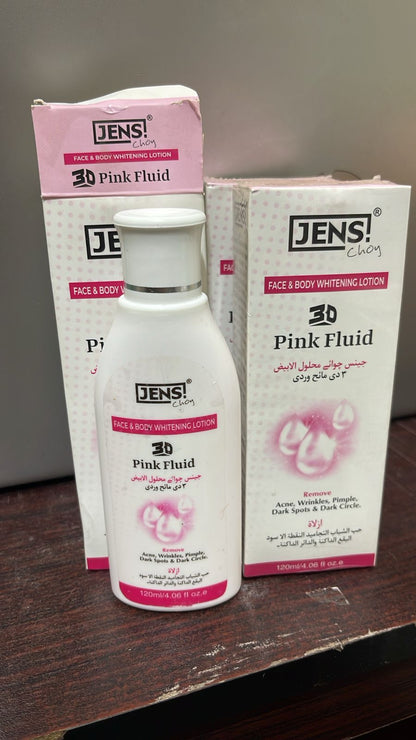 Pink Fluid Whitening Lotion 3D