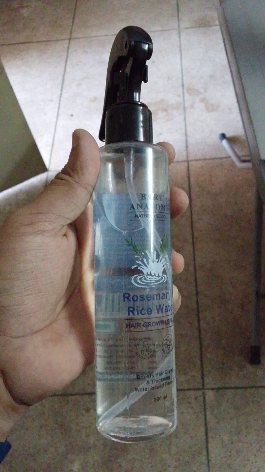 Bare Anatomy Rosemary Water Spray for Hair Growth