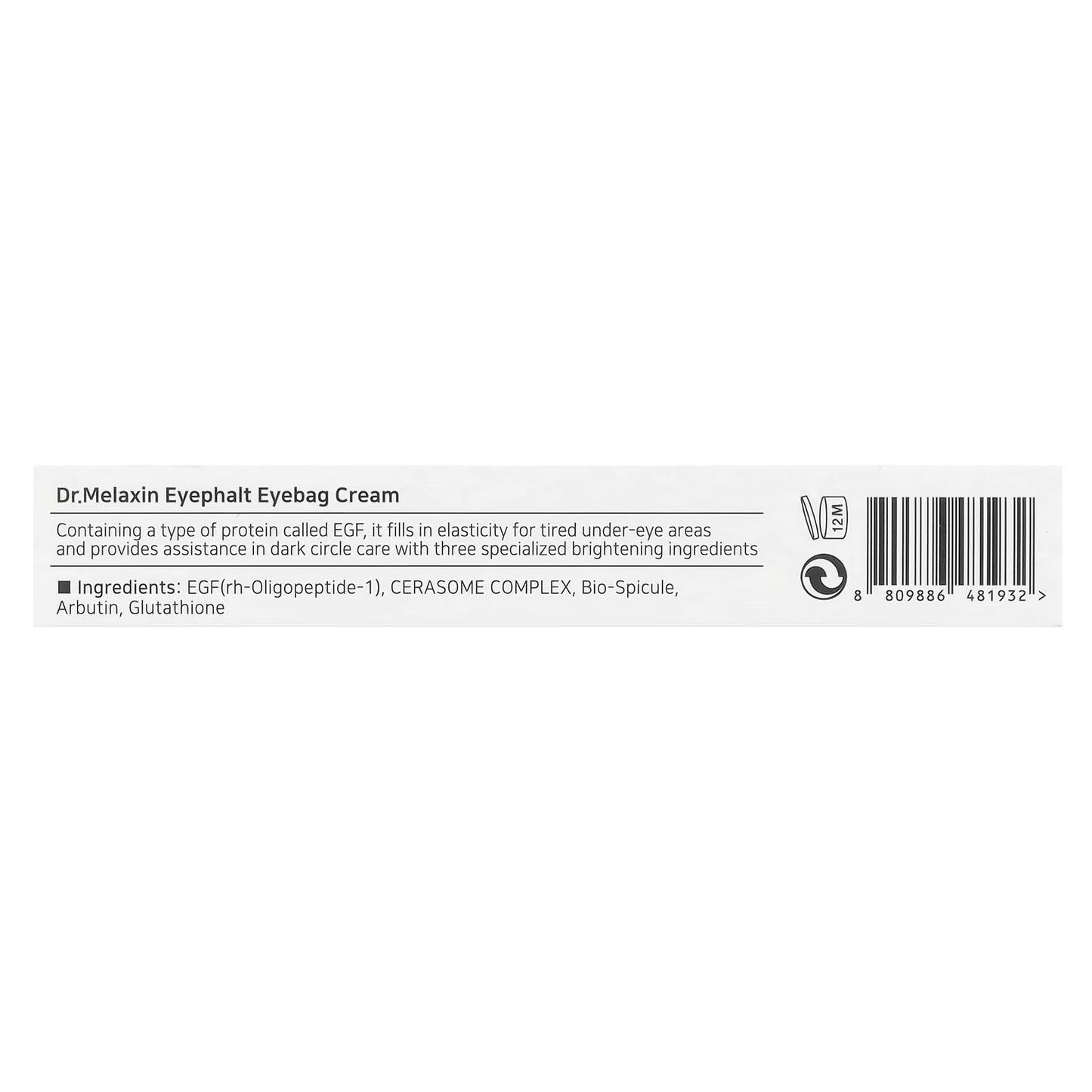 Dr Melaxin Eyephalt Eye Cream