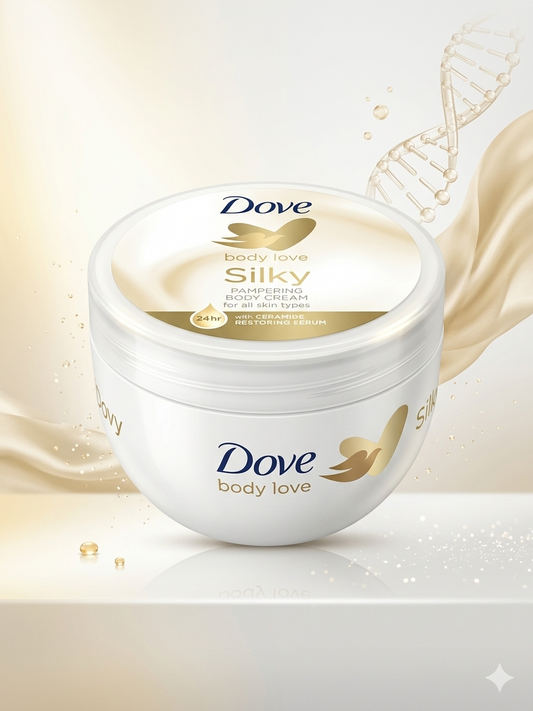 Dove Silky Moisturizing Body Cream