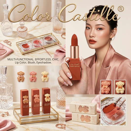 Castle pigmented lipsticks pack of 3 Colours